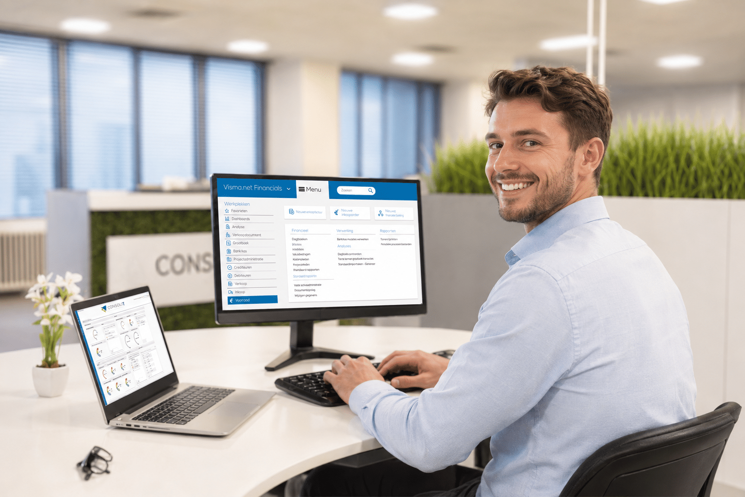 visma net financials dashboard